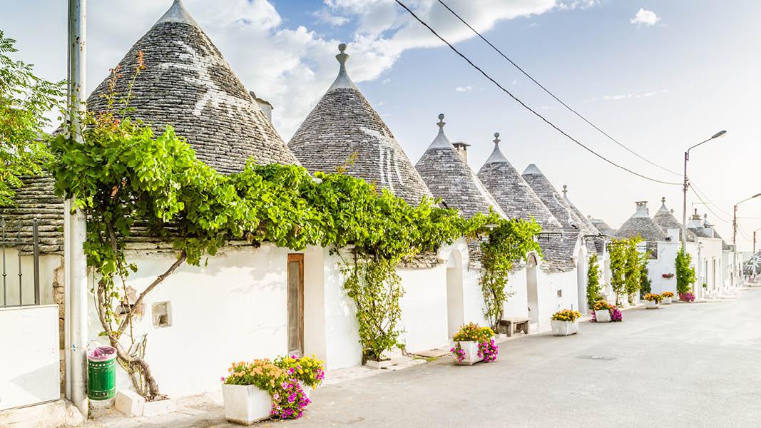 Trulli Alberobello i Apulien